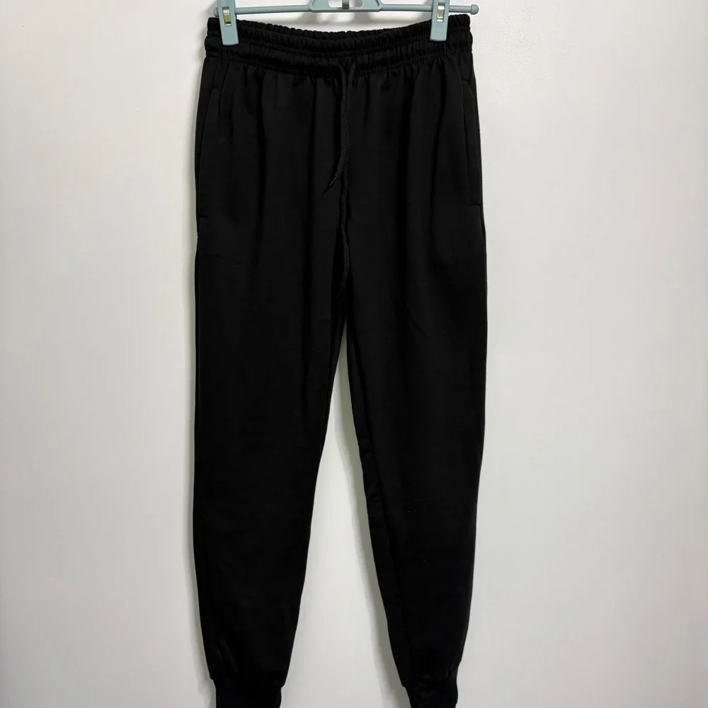 Pacific Polo Club Mens Black‎ Jogger Sweatpants Style 1613 Size Medium NWT